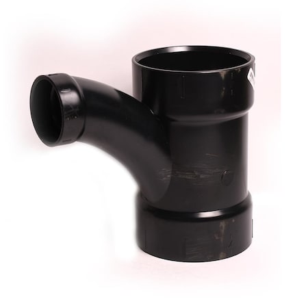 Thrifco Plumbing 4 Inch X 4 Inch X 2 Inch ABS Reducing Combination Wye 6794337